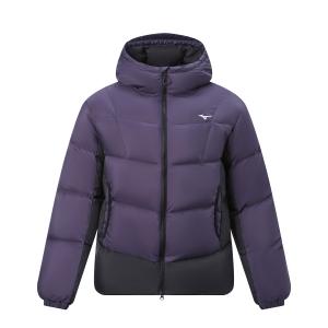 Пуховик унисекс Mizuno, фиолетовый