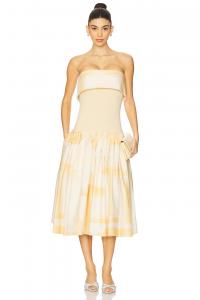 Платье Robia Alexis, beige brushstroke