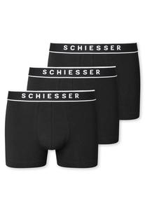 Боксеры Schiesser Boxershort 3 шт, черный