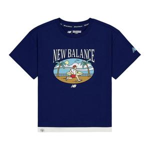 Футболка для детей 3-7 лет New Balance, синий