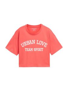 Рубашка TOM TAILOR, пастельно-красный