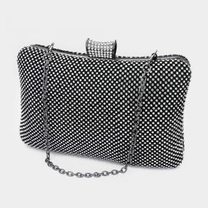 Блестящая вечерняя сумка тоут клатч кроссбоди FASHNZFAB