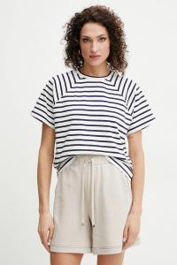 Футболка с добавлением льна Max&Co., белый