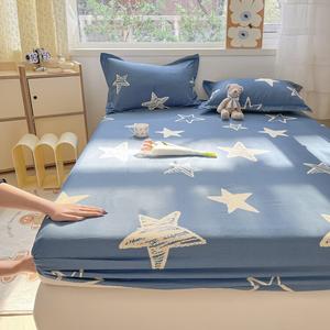 Yalu Простыня на резинке 150x200 см и 2 наволочки, 100% хлопок, цвет Shining Star