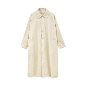 Плащ Muji Idee длинный, темно-синий