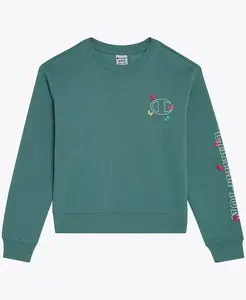 Толстовка с круглым вырезом для больших девочек Champion, синий