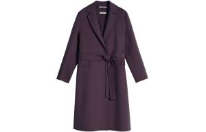 'S MAX MARA Пальто женское European Plum Lapel Moderate