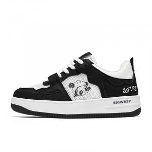 Низкие скейтбордистские кроссовки унисекс Bigwasp, белый черный