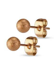 Bungsa Серьги-гвоздики из розового золота