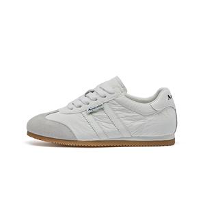 AQUASCUTUM Немецкие армейские кеды дышащие низкие скейтбордские женские экрю, цвет Ecru