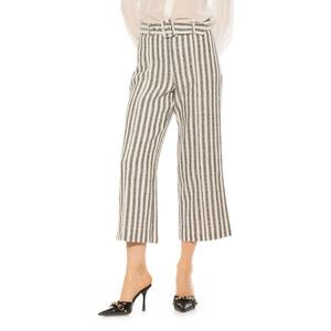 Женские брюки Caden с поясом и широкими штанинами Alexia Admor, цвет navy stripe