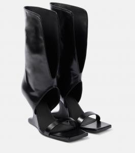 Кожаные сандалии Cantilever 80 Rick Owens, черный