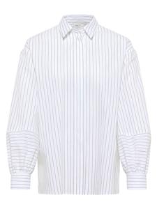 Блузка свободного кроя в белом/черном цвете Eterna