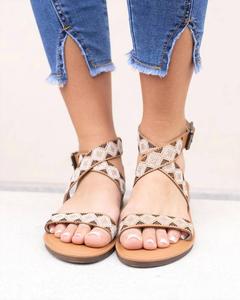 Вышитые сандалии Camel Grace and Lace