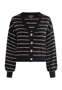 Толстовка faina Strickjacke, черный