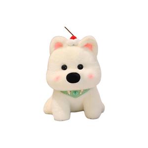 Плюшевая кукла West Highland Dolls с милым нагрудником, высота 25 см AOLETU