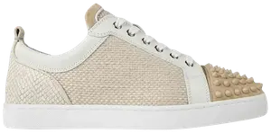 Кроссовки Christian Louboutin Louis Junior Spikes Orlato, коричневый