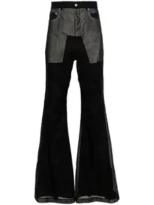 Брюки bootcut Lido Rick Owens, черный