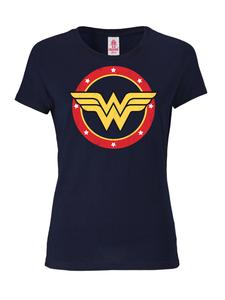 Logoshirt Футболки с логотипом Чудо-женщины в виде круга, темно-синего цвета