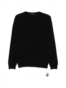 Джемпер с круглым вырезом Zanone, черный