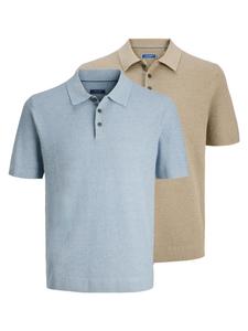 JACK & JONES Футболка 'Bluriley' в крапчатом коричневом