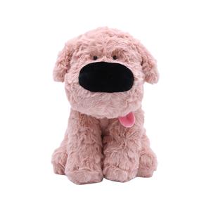 Плюшевая кукла Big Nosed Puppy высота 23 см OLOEY, розовый