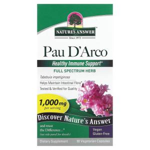 Добавка Nature's Answer Pau D'Arco 1000 мг, 90 капсул