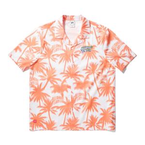 LiNing Рубашка Billionaire Boys Club мужская персиково-розово-оранжевая All Over Print