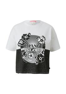 Футболка QS Shirt, черный/белый