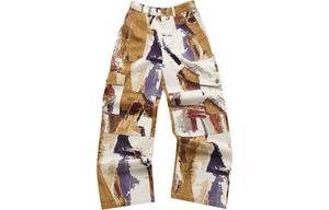 Повседневные рабочие брюки женские серо-пшеничные FILA FUSION