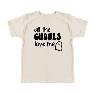Молодежная футболка с короткими рукавами и рисунком All The Ghouls Ghost The Juniper Shop, цвет Cream