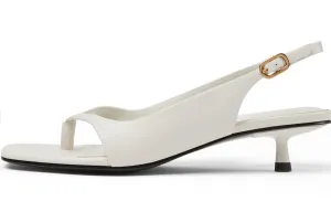 CHARLES&KEITH Маленькие босоножки Ck One на ремешке 4 см женские мелово-розовые белые, цвет Chalk Pink White