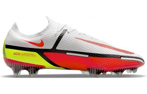 Nike Phantom GT2 Elite FG Белый Вольт Черный Ярко-Малиновый