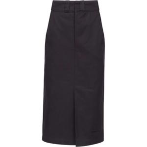 Юбка миди с высокой талией Maison Margiela, темно-серый