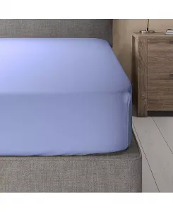 Гибрид бамбукового хлопка - только простыня на резинке, размер Twin xl Egyptian Linens, periwinkle