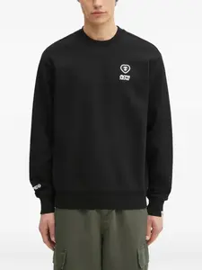 Свитшот с логотипом Aape By A Bathing Ape, черный