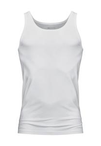 Майка однотонная, на широких бретелях, мужская mey, белый