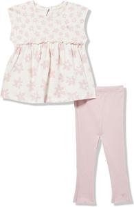 Комплект из 2 предметов: туника и леггинсы Calvin Klein для девочек, Egret/Sepia Rose