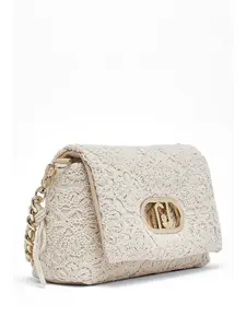 Сумка на плечо среднего размера LaPuffy с логотипом Liu Jo, бежевый