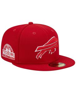 Мужская шляпа Scarlet Buffalo Bills 1998 Hawaii Pro Bowl с основной нашивкой 59FIFTY. New Era