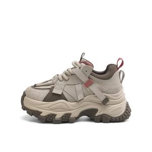 Дышащие, легкие, массивные кроссовки, увеличивающие рост, женские BOERDIQI, Beige