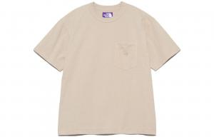 THE NORTH FACE PURPLE LABEL Футболка унисекс бежевая