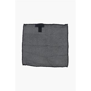 Однотонный шелковый нагрудный платок Dsquared2, синий