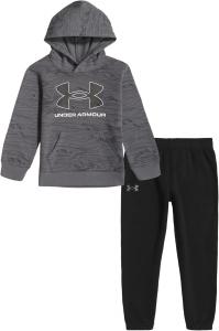 Комплект с капюшоном для мальчиков Under Armour, Pitch Gray Logo - Hoodie
