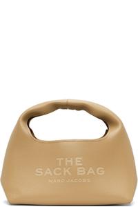 Бежевая сумка-тоут «The Mini Sack» Marc Jacobs