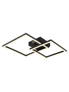 Globo lighting Светодиодный потолочный светильник "Kaden" черного цвета - (Ш)48,8 x (В)6,4 x (Г)35,3 см