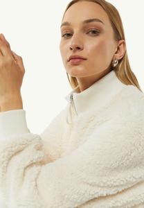 Флисовая куртка KUSCHLIGE comma casual identity, молочный