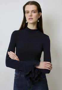 Топ с длинными рукавами Touché Privé, темно-синий