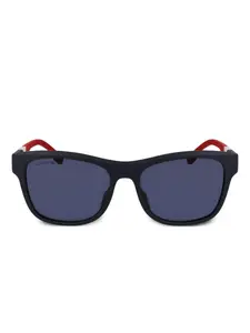 Солнцезащитные очки в матовой оправе квадратной формы Lacoste, синий