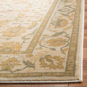 Ковер-дорожка SAFAVIEH, 61 x 305 см,  Heirloom Collection HLM1666-5211 традиционный винтажный зеленый и кремовый